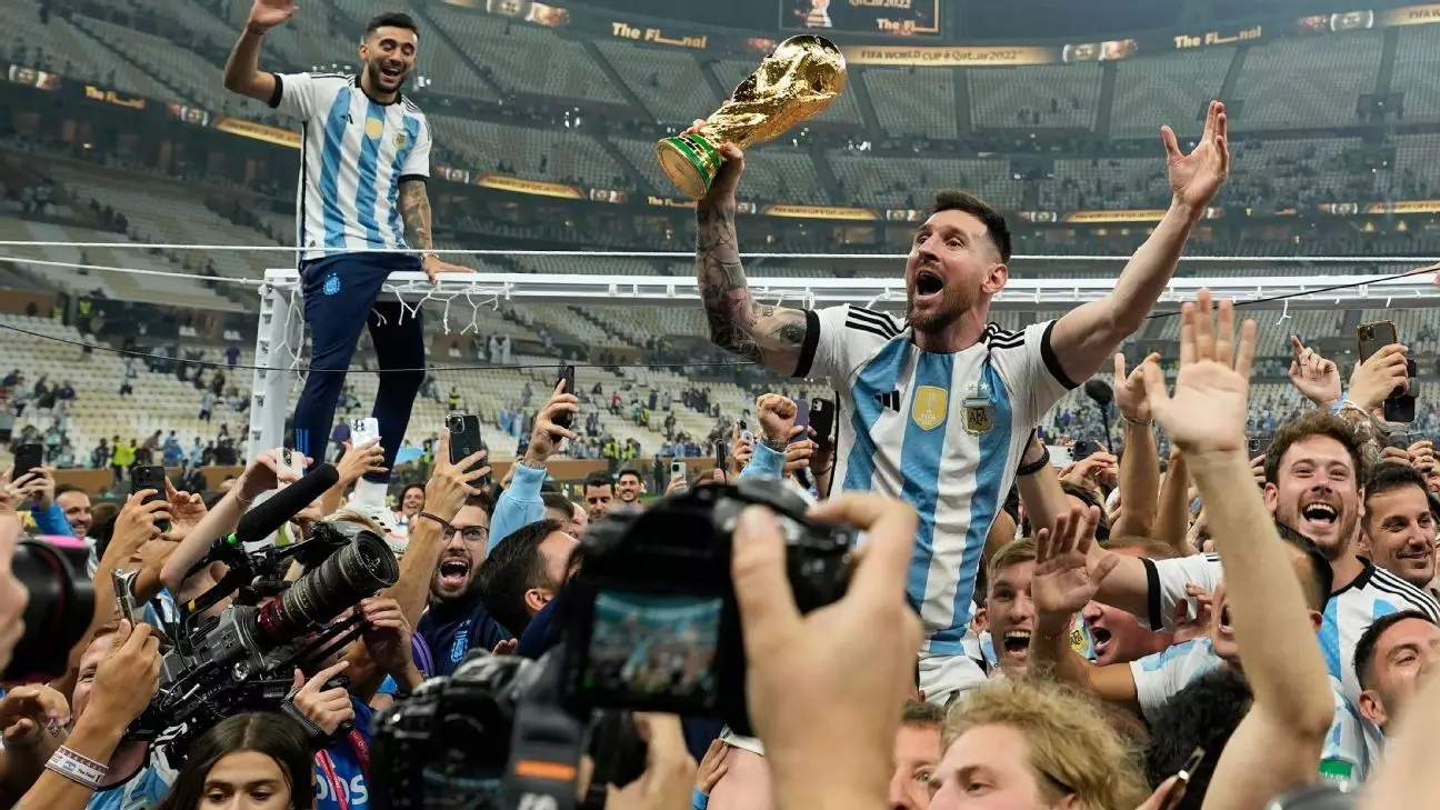 Six Lionel Messi Shirts from 2022 World Cup Sale for $7.8 Million at Auction