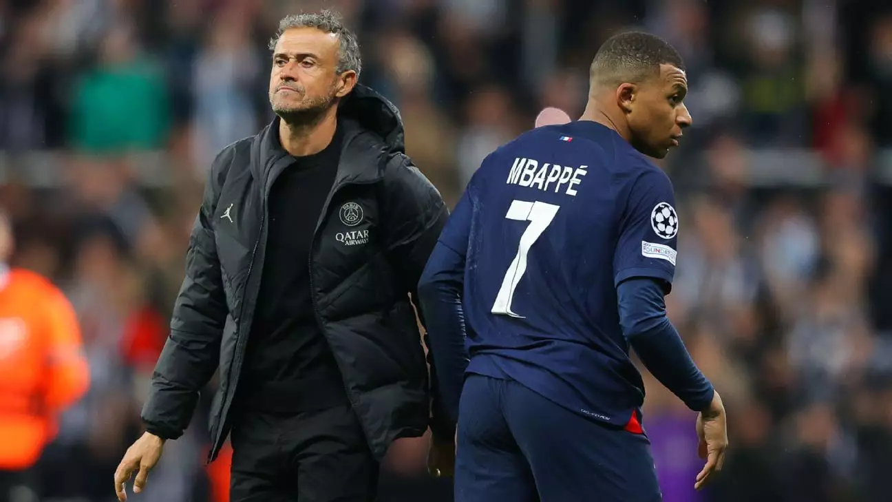 Paris Saint-Germain Coach Luis Enrique and Kylian Mbappé: A Strong and Successful Relationship