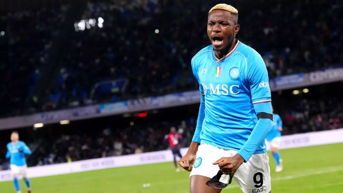 Napoli’s Star Forward Victor Osimhen Extends Contract Until 2026