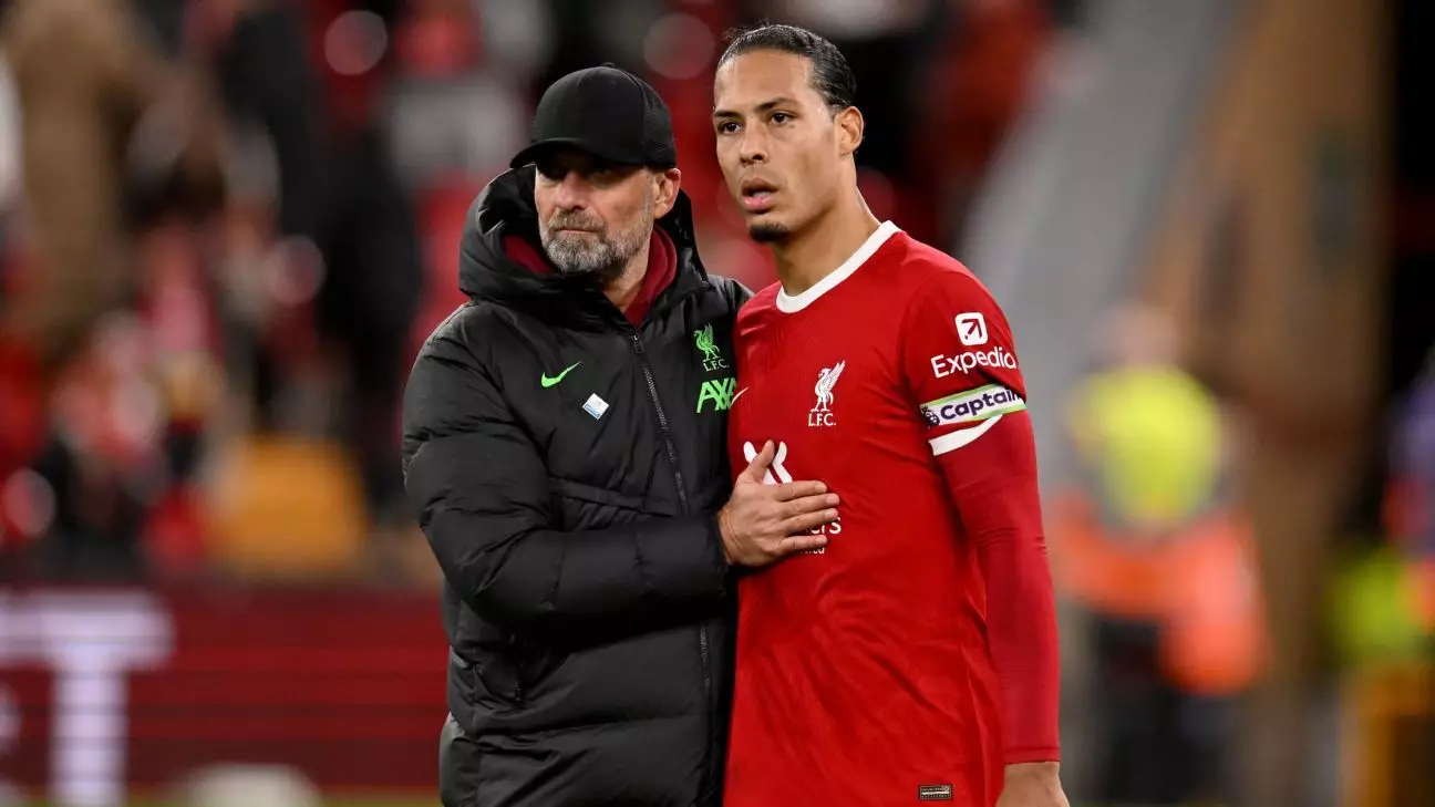 Virgil Van Dijk Hesitant About His Future at Liverpool Following Klopp’s Departure Announcement