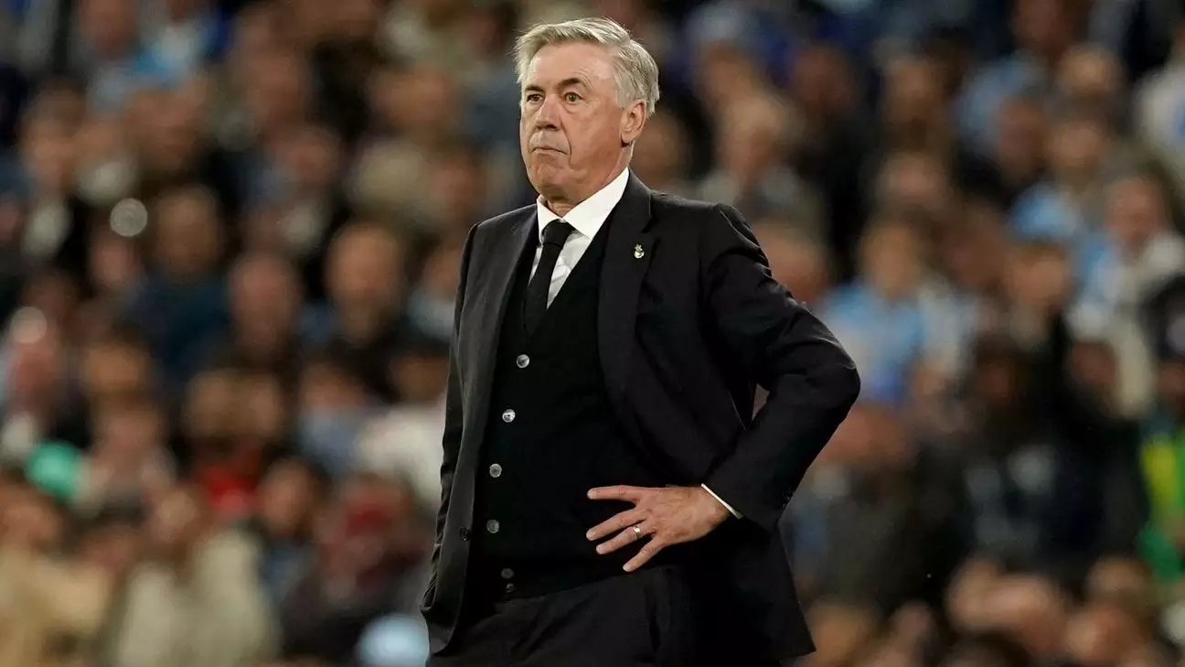 Real Madrid Manager Ancelotti Rules Out Signing a Defender