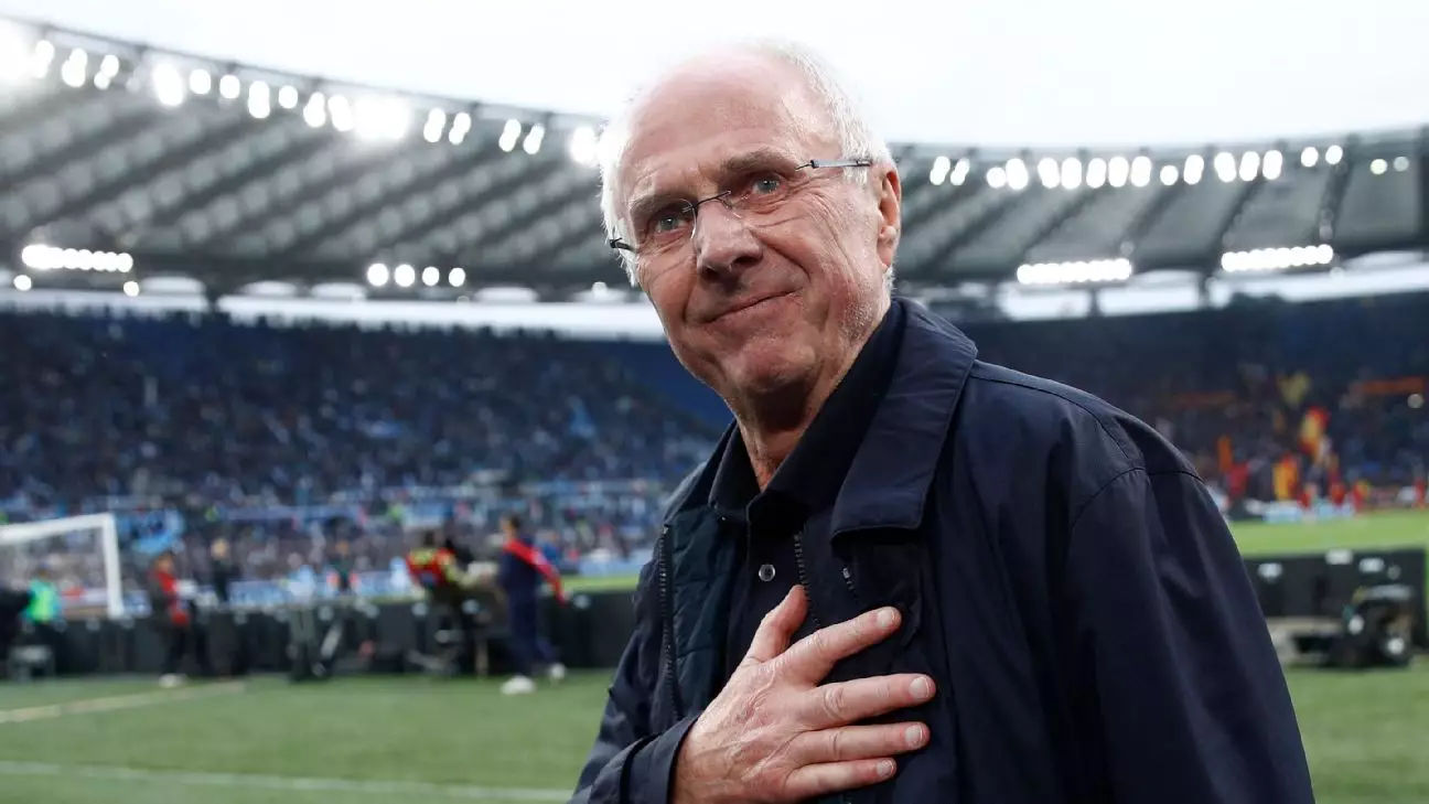 Former England Manager Sven-Göran Eriksson Reveals Cancer Diagnosis