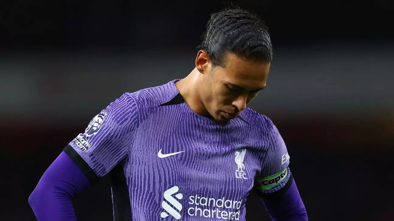 Virgil van Dijk Takes Responsibility for Mistake in Liverpool’s Defeat to Arsenal