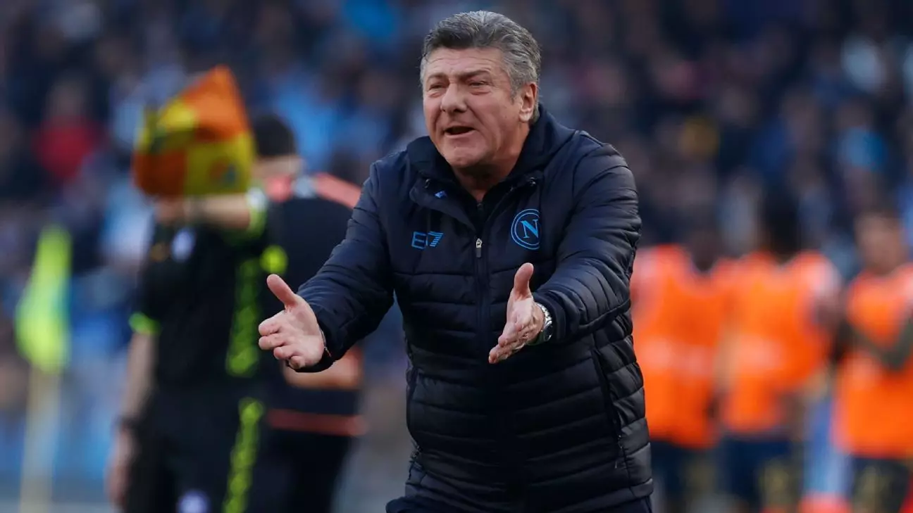 The Dismissal of Walter Mazzarri: Napoli’s Desperate Move