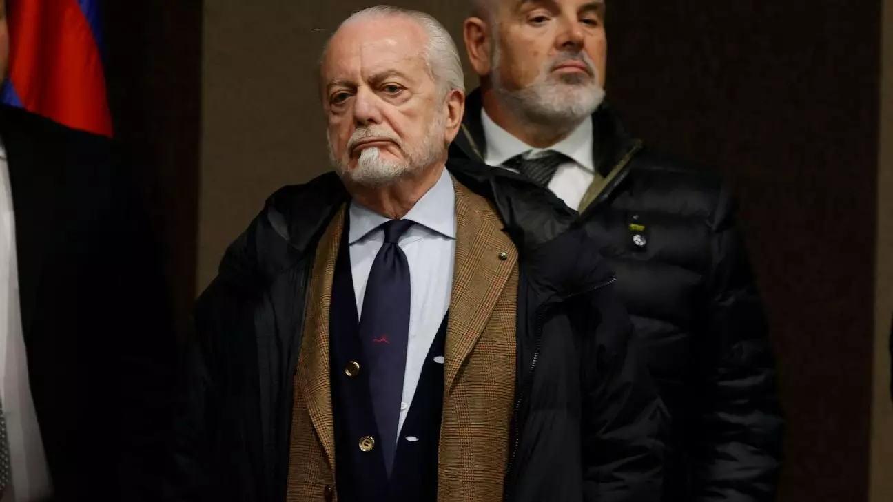 The Consequences of Aurelio De Laurentiis’ Behavior on Napoli