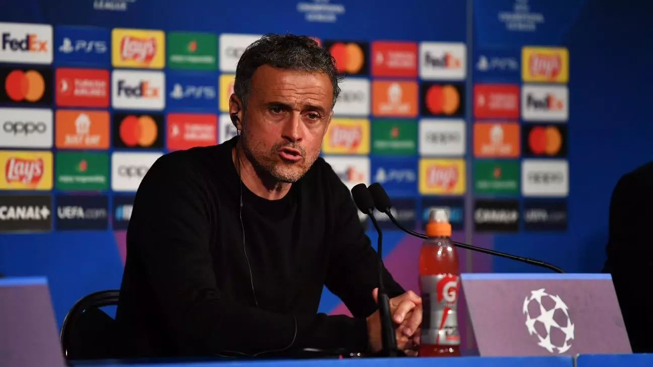 The Confidence Boost: Luis Enrique Believes in PSG Comeback Against Barcelona