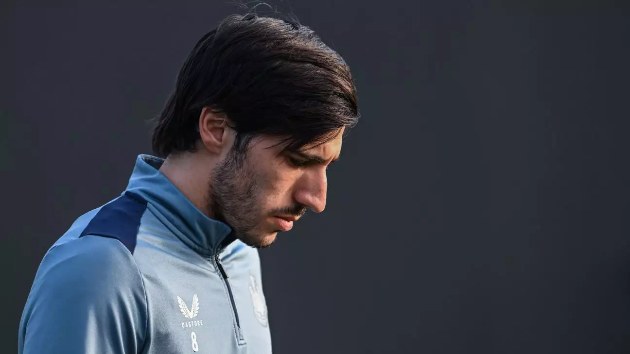 The Case of Suspended Ban for Newcastle Midfielder Sandro Tonali