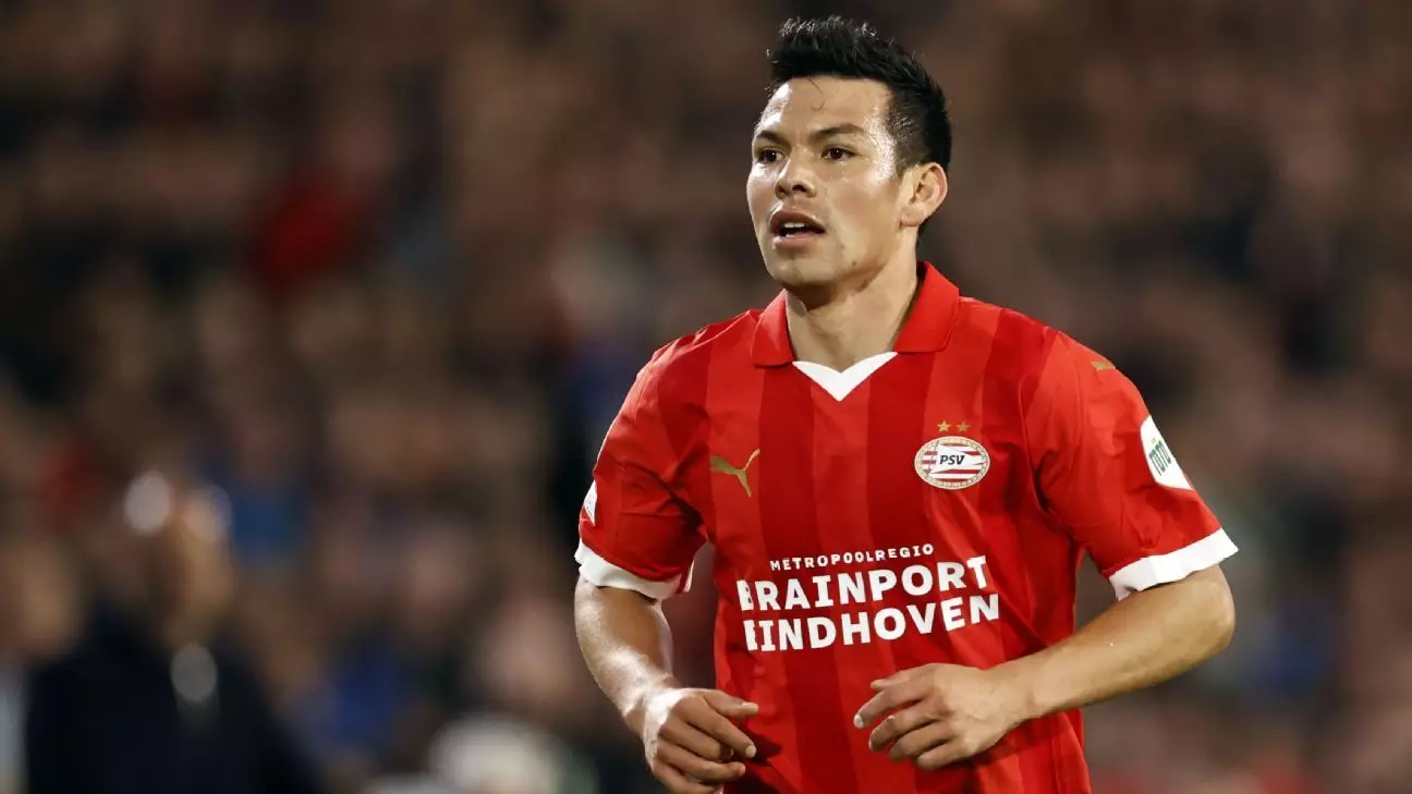 The Future Plans of PSV Eindhoven Winger Hirving Lozano