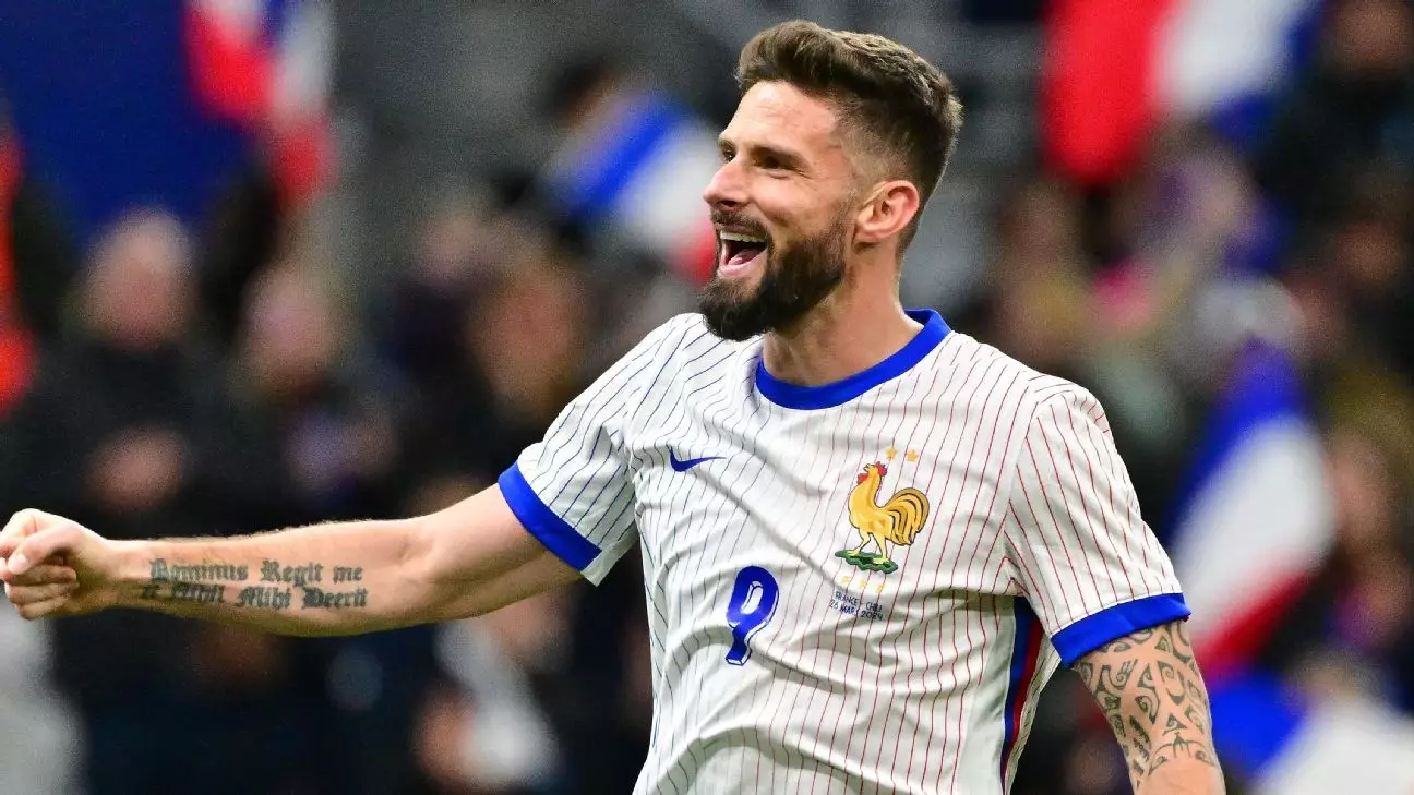 French Striker Olivier Giroud To Retire After European Championship