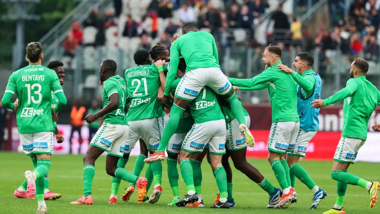 Saint-Etienne Win Promotion Back to Ligue 1 After Dramatic Playoff Victory