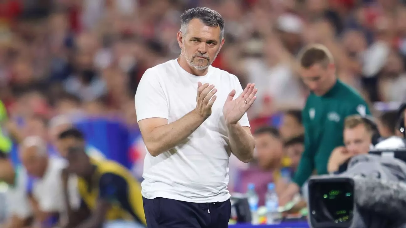 Courageous Georgia Coach Sagnol Pledges to Stick to Attacking Style Against Spain