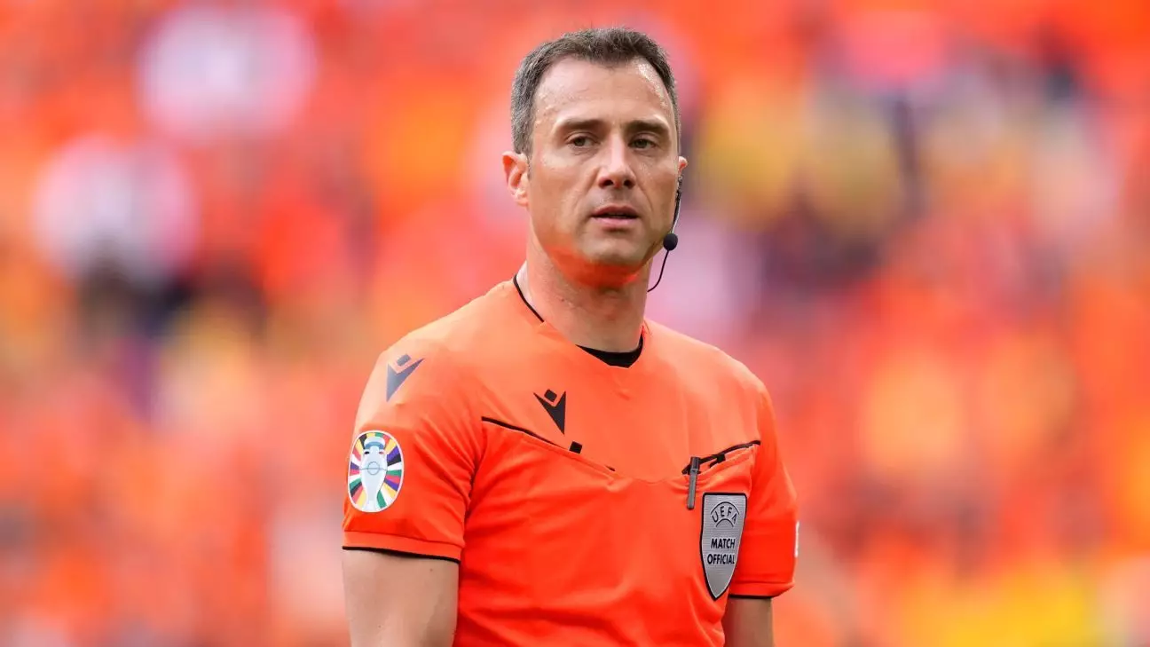 Controversy Surrounds Referee Appointment for England’s Euro 2024 Semifinal