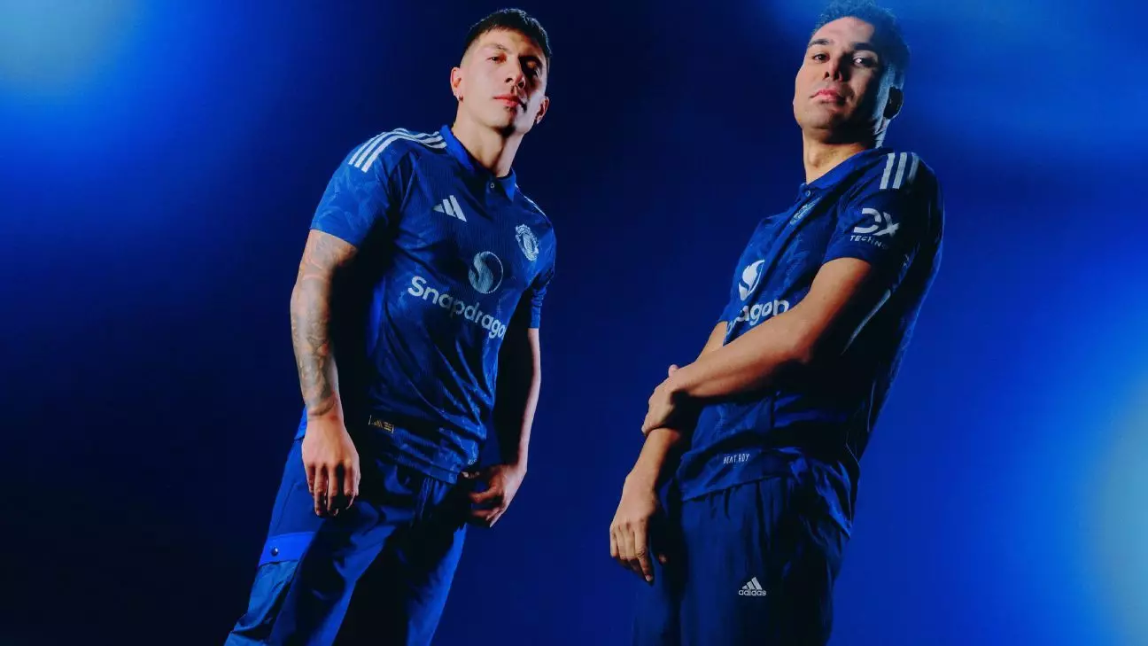 Manchester United Unveils Classic Blue Away Kit for 2024-25 Season