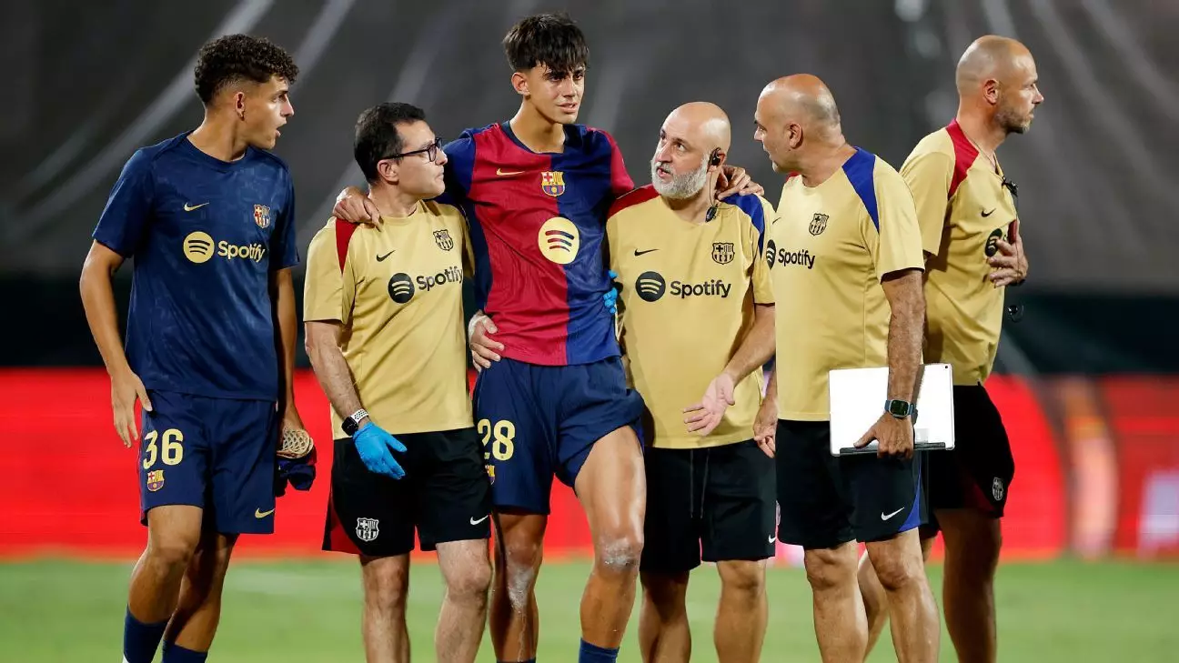 The Impact of Marc Bernal’s Injury on Barcelona’s Season