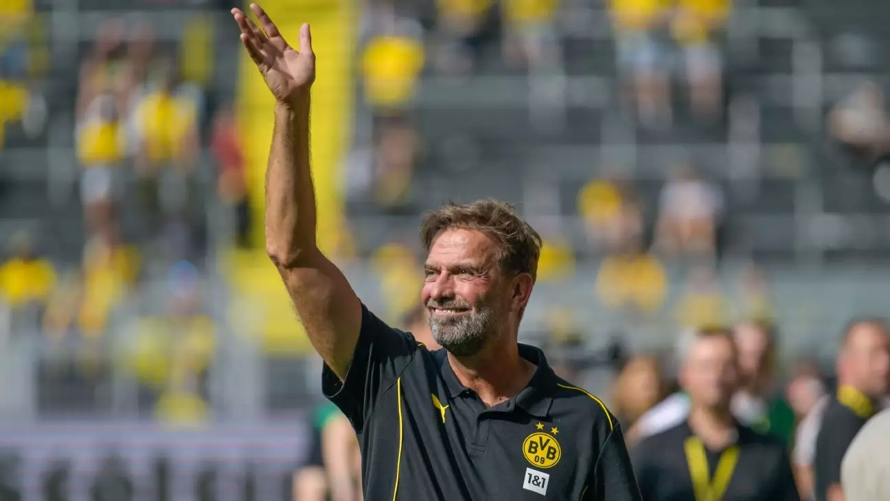 The Return of Jürgen Klopp to Borussia Dortmund for Testimonial Game