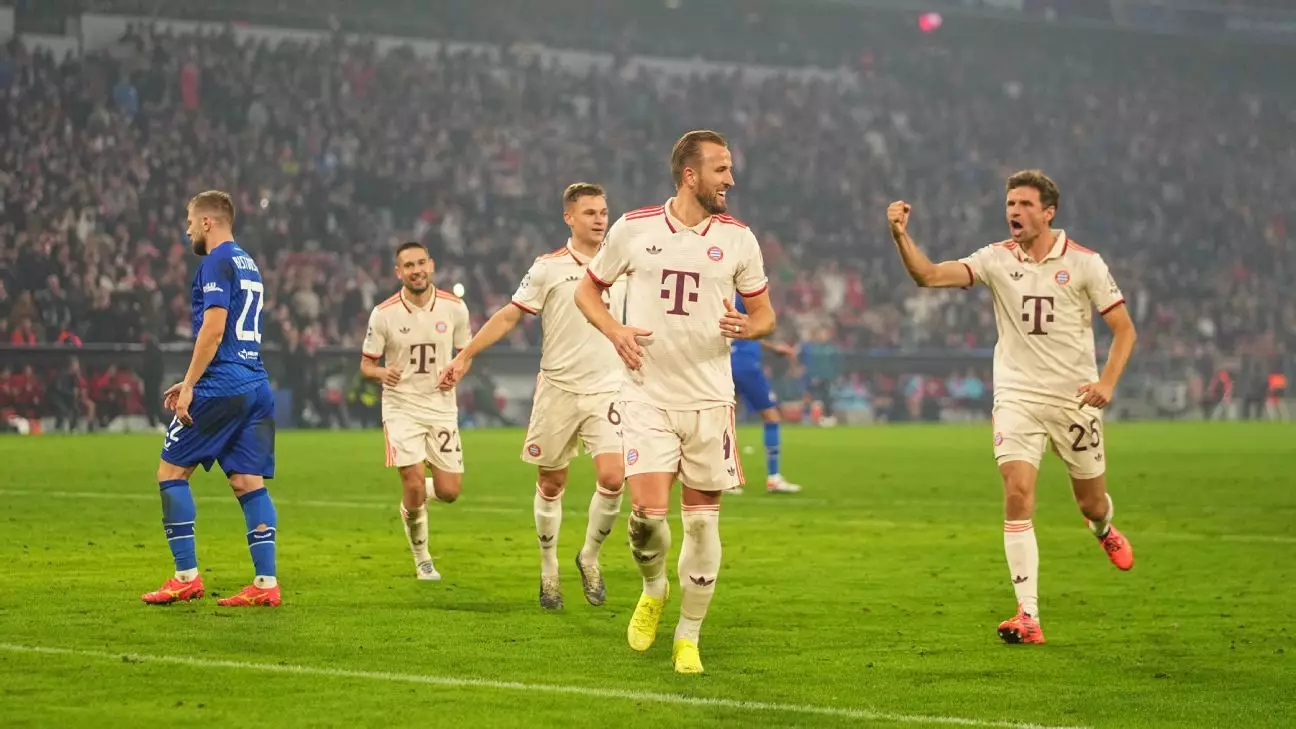 Historic Triumph: Kane Shatters Records in Bayern’s Record-Breaking Champions League Night