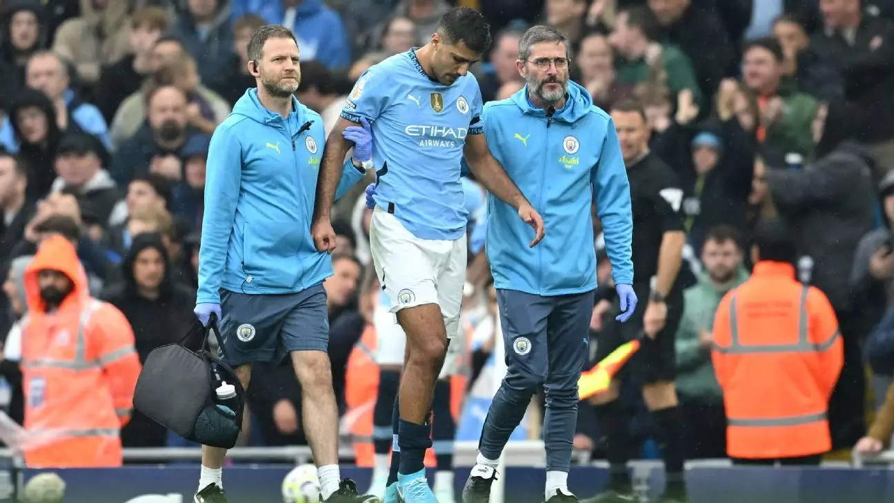 The Impact of Rodri’s Injury on Manchester City’s Season Aspirations