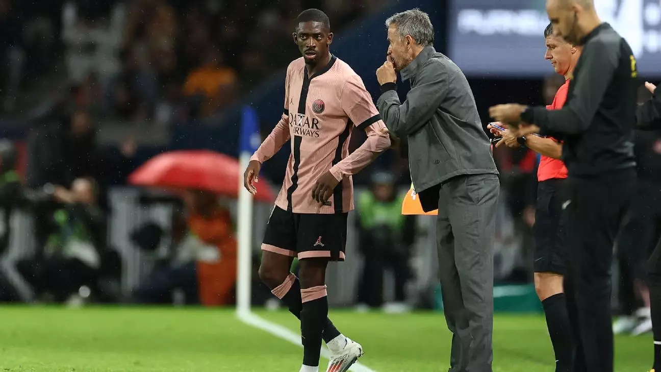 Ousmane Dembélé’s Dispute with Luis Enrique: A Turning Point for PSG?