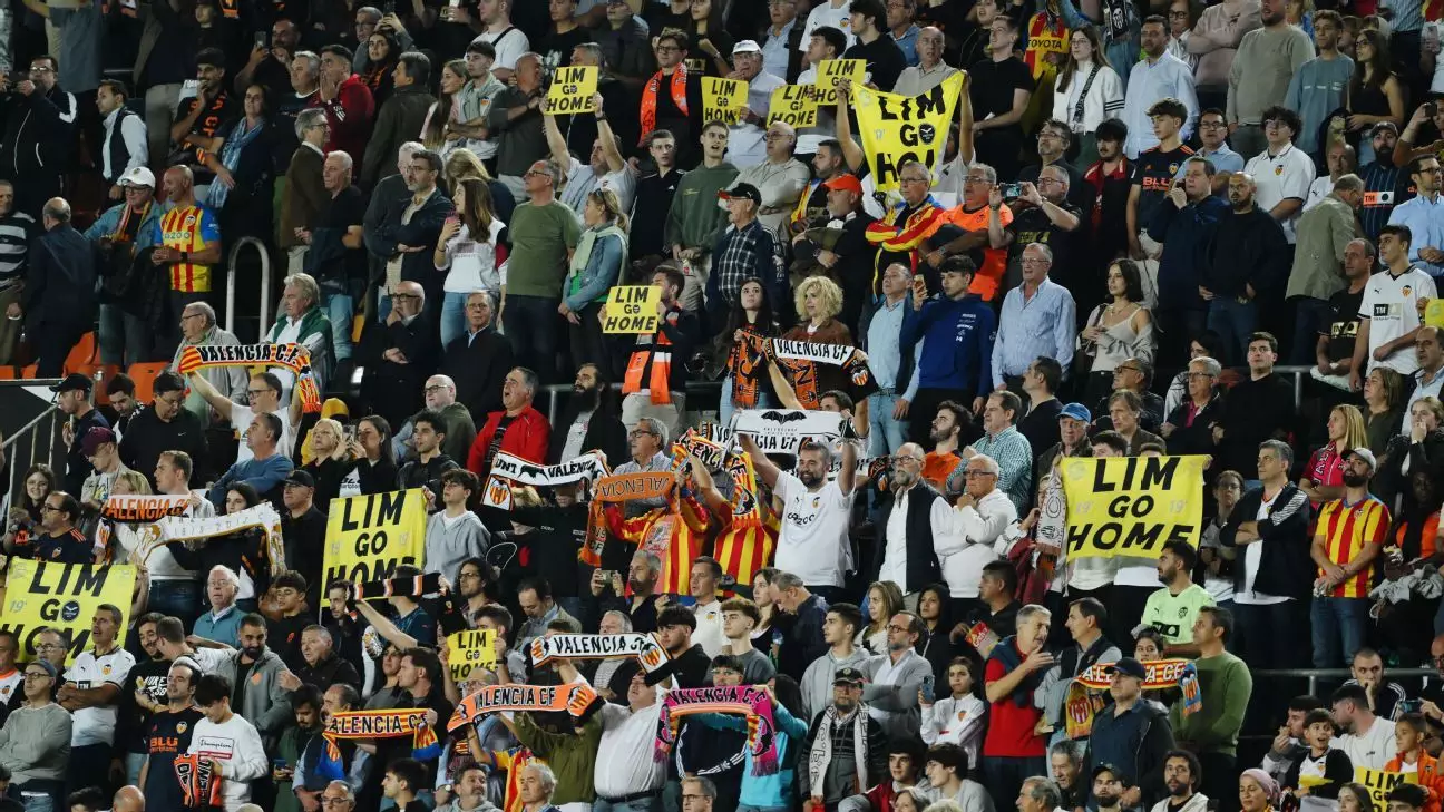 Valencia’s Spiraling Discontent: A Clash of Fans, Ownership, and Poor Performance