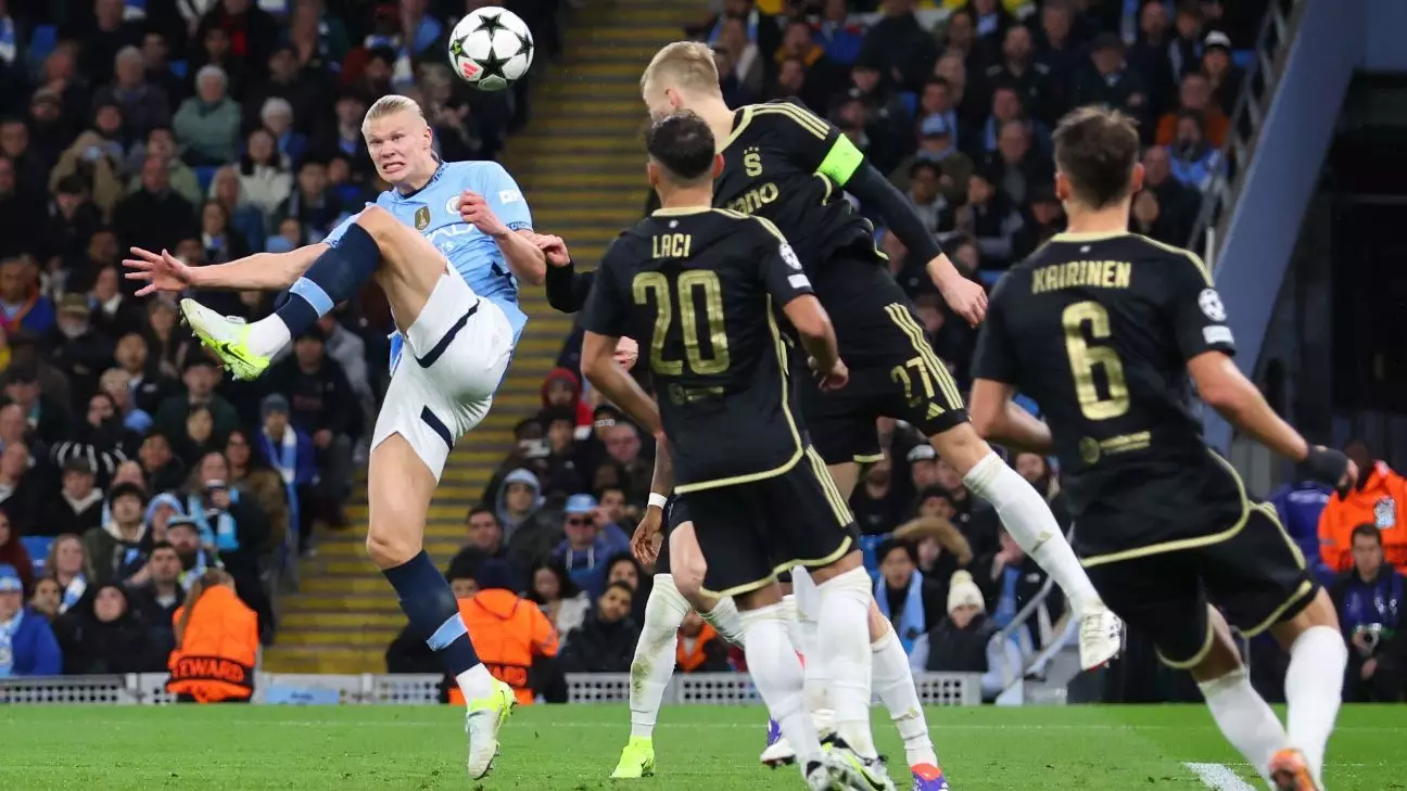 Haaland Shines as Manchester City Dominates in Champions League Showdown