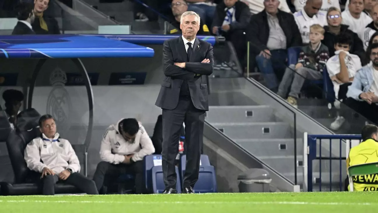 Real Madrid Faces a Crossroads: Analyzing Ancelotti’s Concerns After Consecutive Losses