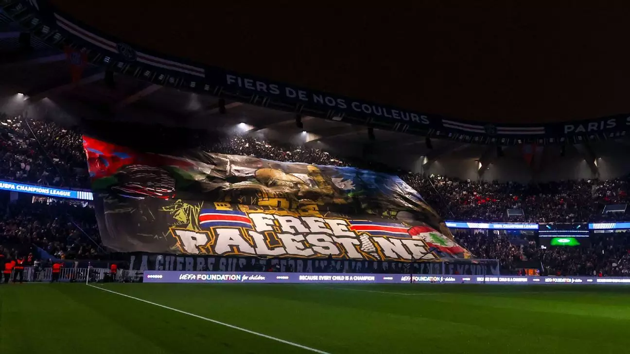 The Intersection of Sports and Politics: A Controversial Display at PSG