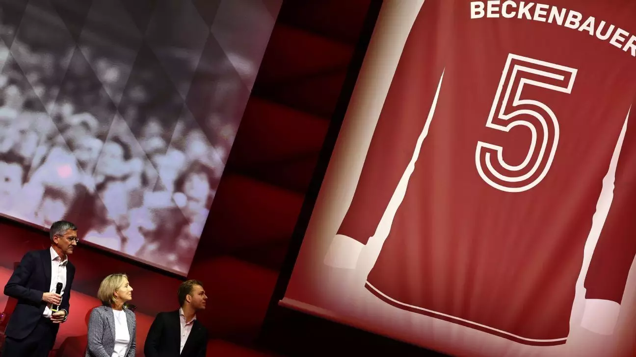 Bayern Munich Celebrates the Legacy of Franz Beckenbauer with Jersey Retirement