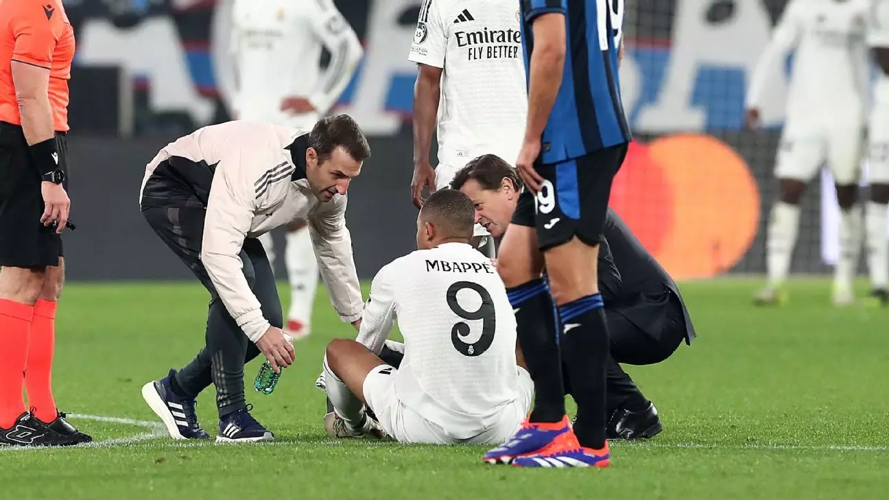 Kylian Mbappé’s Injury: A Turning Point in Real Madrid’s Champions League Campaign