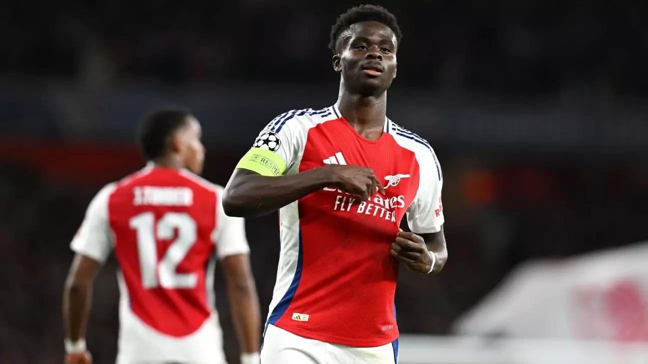 Facing the Challenge: Bukayo Saka’s Determination for Arsenal’s Glory