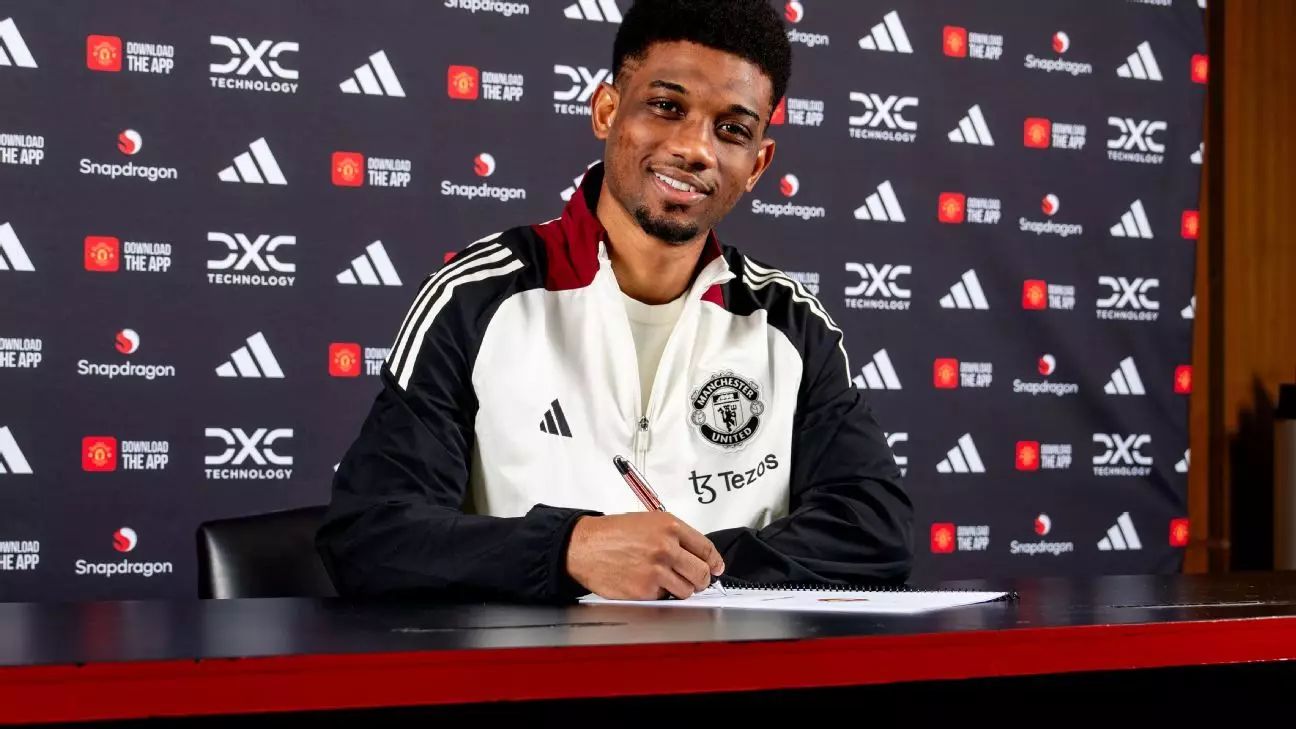 Amad Diallo Signs Long-Term Contract with Manchester United: A Look at His Journey and Impact