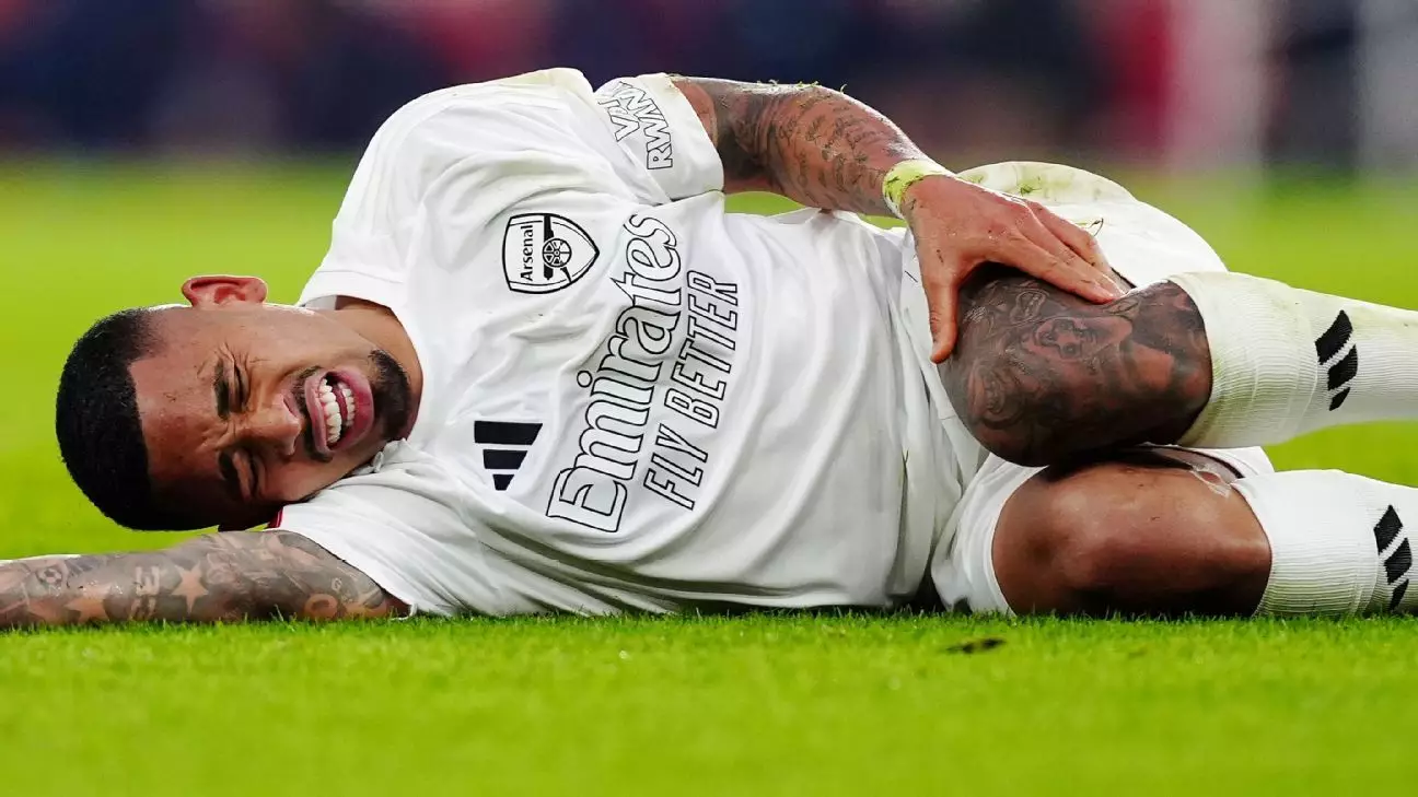 Arsenal Faces Uncertainty Following Injury Concerns for Gabriel Jesus