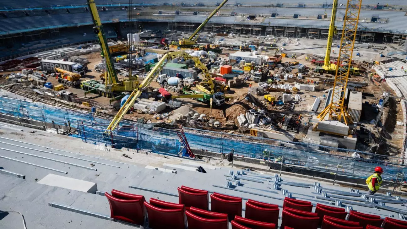 Barcelona’s Long Wait: The Ongoing Renovation of Spotify Camp Nou