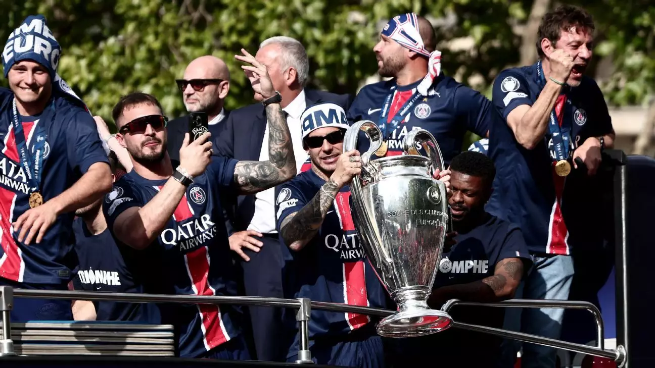 Victorious Yet Troubled: The Dual Nature of PSG’s Champions League Celebration
