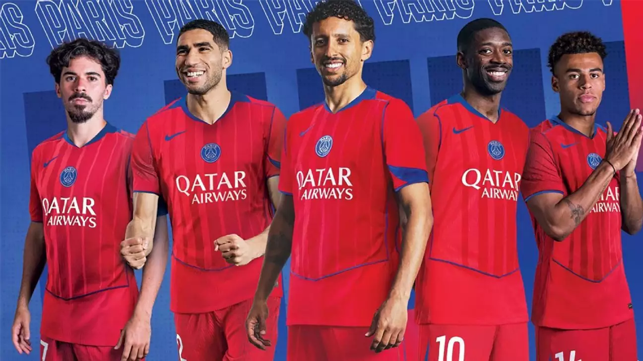 PSG Unleashes Nostalgia with Bold Retro Kits, Signaling a Forward-Thinking Legacy
